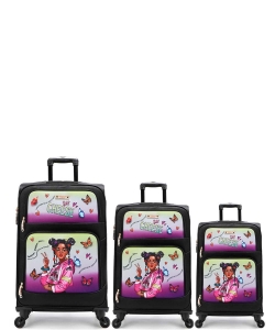 The Nikky 3 PC Set Luggage Bag NKLG2028